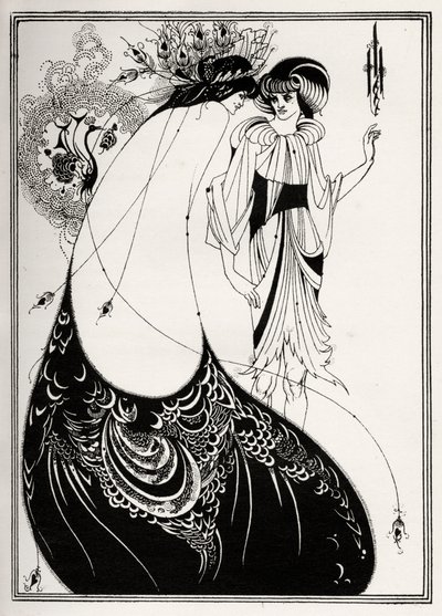 La falda del pavo real de Aubrey Beardsley