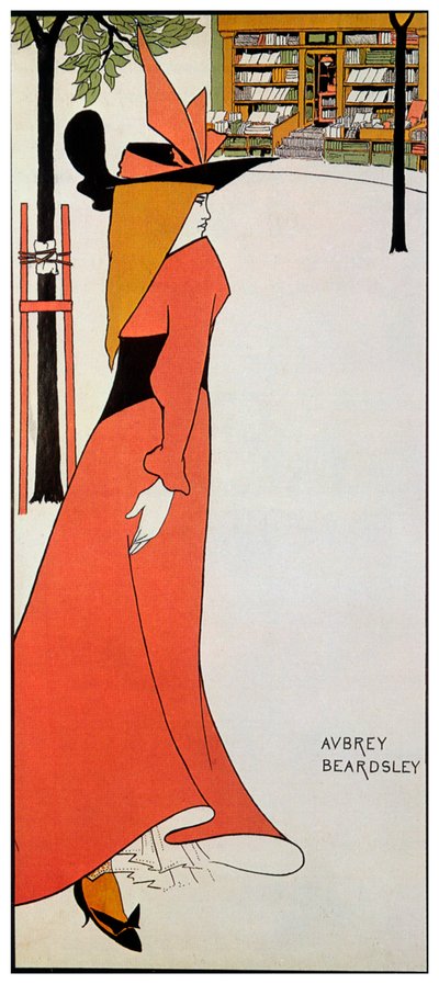 Las bibliotecas de seudónimos y antónimos, 1895 de Aubrey Beardsley