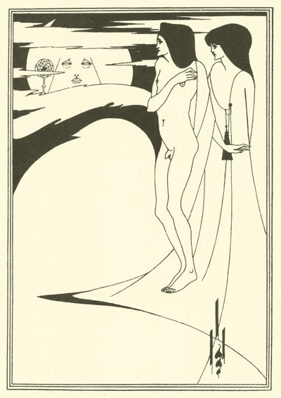 La mujer en la luna de Aubrey Beardsley