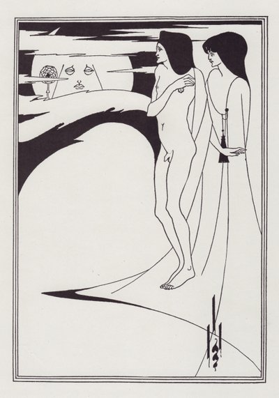 La mujer en la luna de Aubrey Beardsley