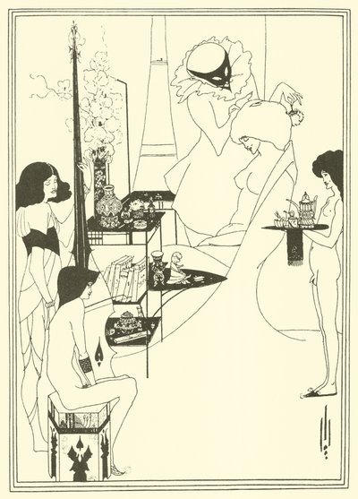 El tocador de Salomé de Aubrey Beardsley