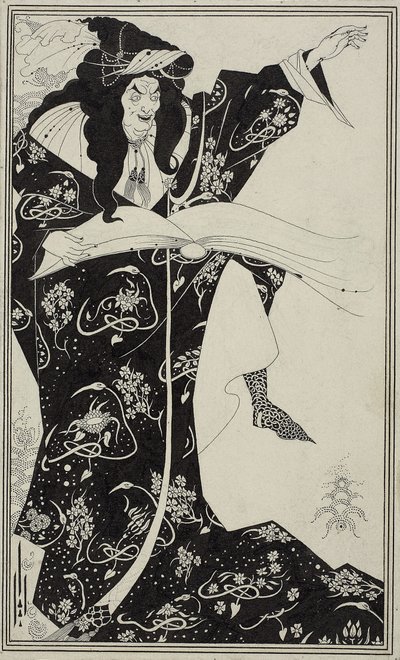 Virgilio el hechicero de Aubrey Beardsley