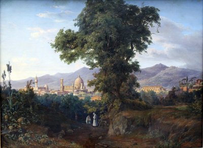 Alemán: Vista de Florencia Vista de Florencia de August Ahlborn