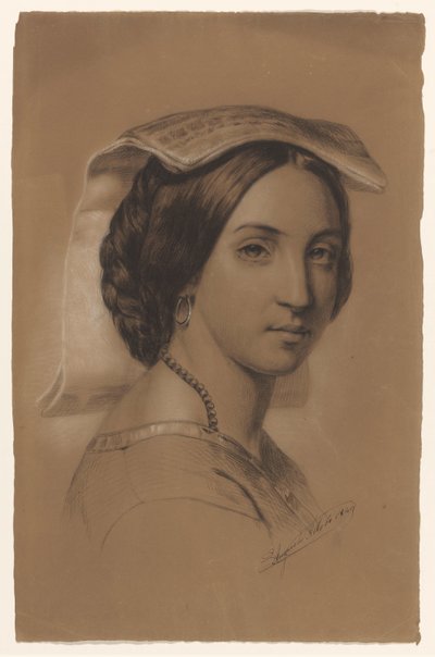 Mujer italiana de August Allebe