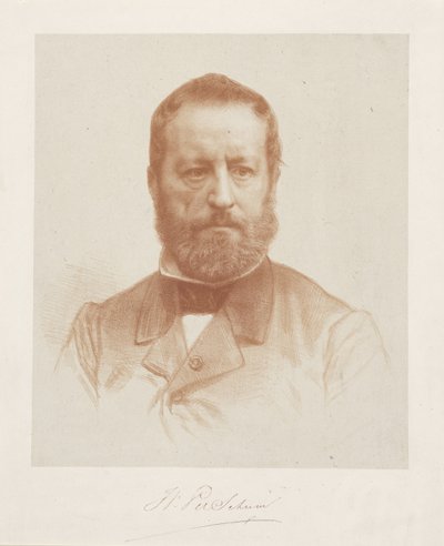 Retrato del artista Wouter Verschuur de August Allebe
