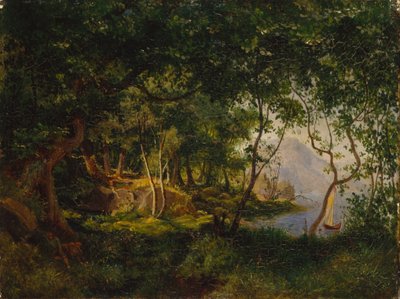 estudio del paisaje de August Cappelen