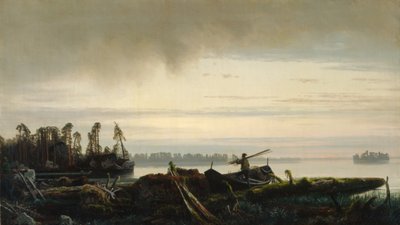 Sannavann (óleo sobre lienzo) de August Cappelen
