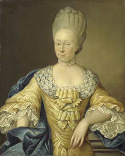 Adriana Johanna van Heusden, esposa de Johan Arnold Zoutman de August Christian Hauck