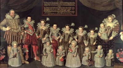 Moritz el Sabio y su familia de August Erich