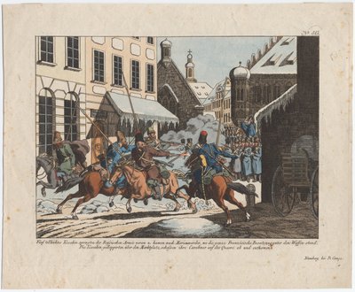 Cinco cosacos entraron en Marienwerder de August Friedrich Andreas Campe