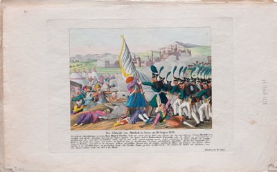 El asalto a la fortaleza de Akhaltsikhe el 27 de agosto de 1828, c1830 de August Friedrich Andreas Campe