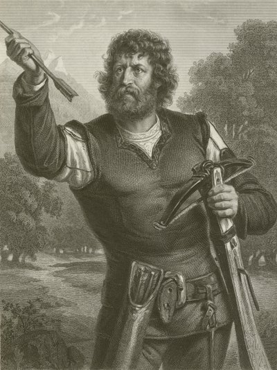 Guillermo Tell (grabado) de August Friedrich Pecht