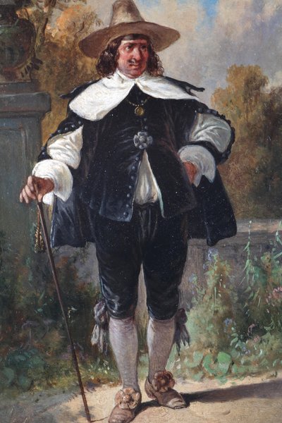 Alemán: Caballero galante con sombrero y bastón de August Gerasch