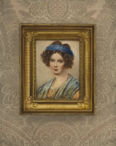 Retrato de la esposa de Ludwig von Borstell de August Grahl