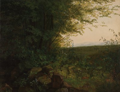Al borde del bosque, ca. 1820 de August Heinrich