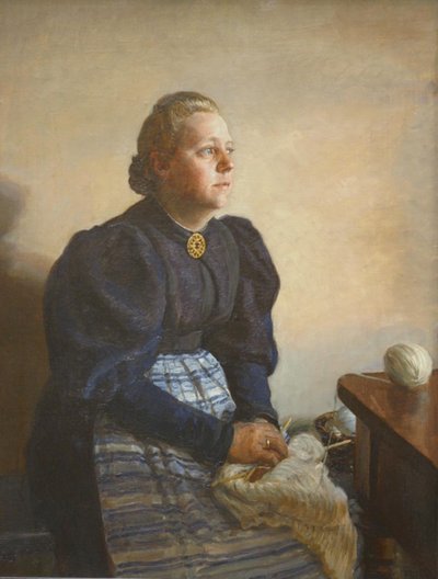 Betty Jerndorff, nacida Matthison-Hansen, esposa del artista de August Jerndorff