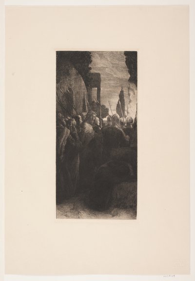 Jesús llevado ante los jueces de August Jerndorff
