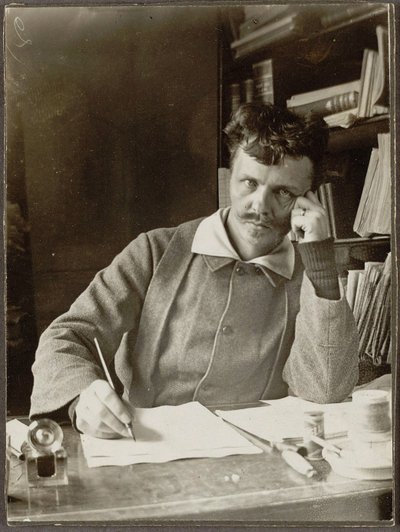 Autorretrato de August Johan Strindberg