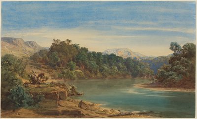 A lo largo del río Jordán (anverso) de August Löffler