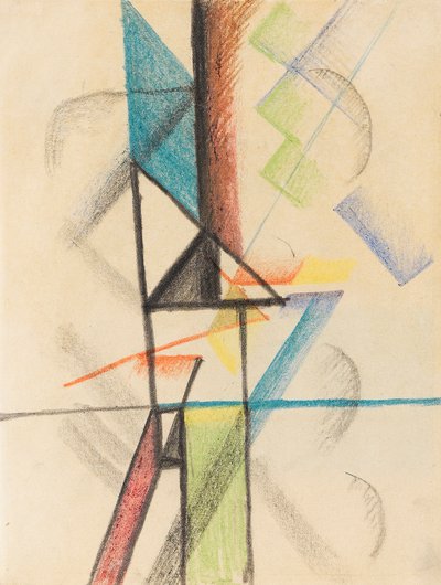 Formas abstractas V, 1913 de August Macke
