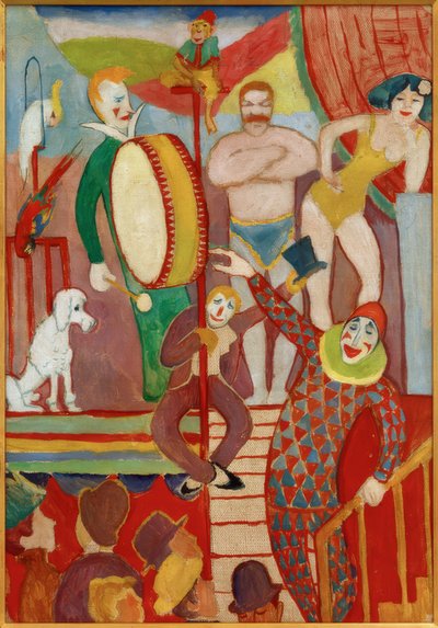 Mundo del circo I de August Macke
