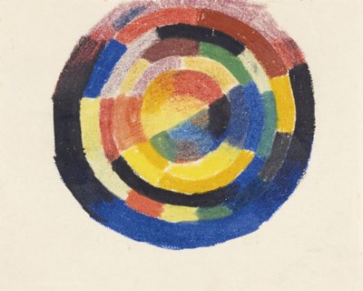 Rueda de color. 1913-1914 de August Macke