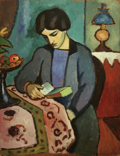 La esposa del artista de August Macke