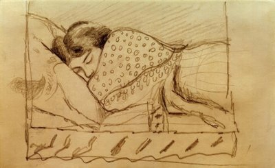 Elisabeth, durmiendo de August Macke