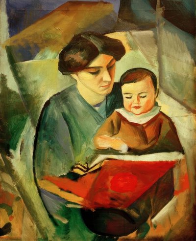 Elisabeth y Walterchen de August Macke