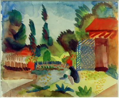 Casita de jardín de August Macke