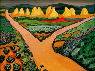 Campos de vegetales de August Macke