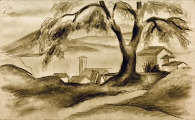 Hilterfingen en el lago Thun de August Macke