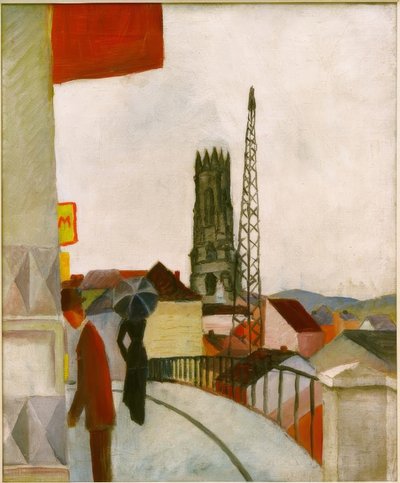 Catedral de Friburgo en Suiza de August Macke