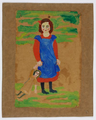Kind mit Puppe de August Macke
