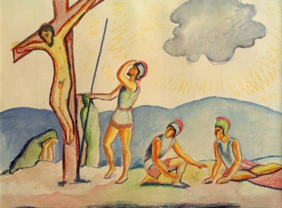 Crucifixión de August Macke