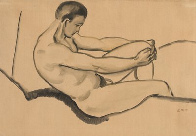 Male Nude de August Macke