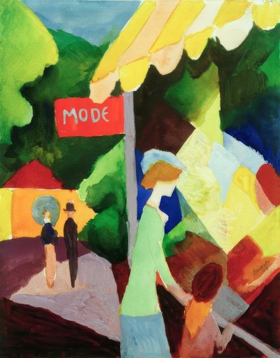Escaparate de moda de August Macke