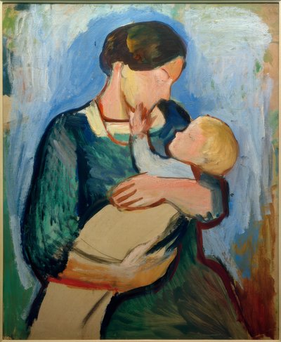 Madre con Niño de August Macke