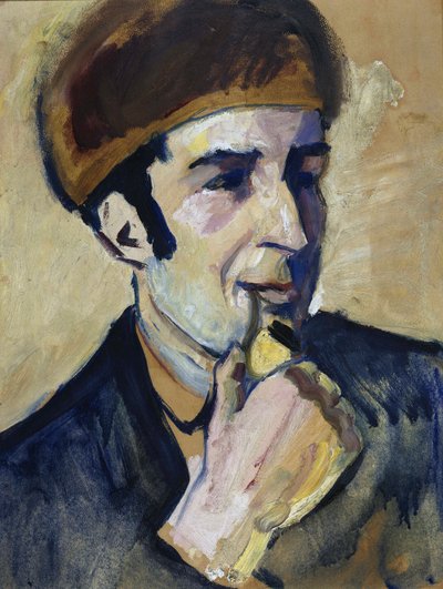 Retrato de Franz Marc de August Macke