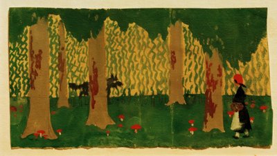 Caperucita Roja de August Macke