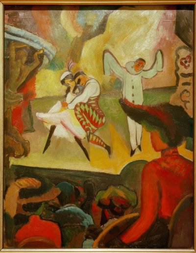 Ballet ruso I de August Macke
