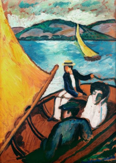 Velero, Tegernsee de August Macke