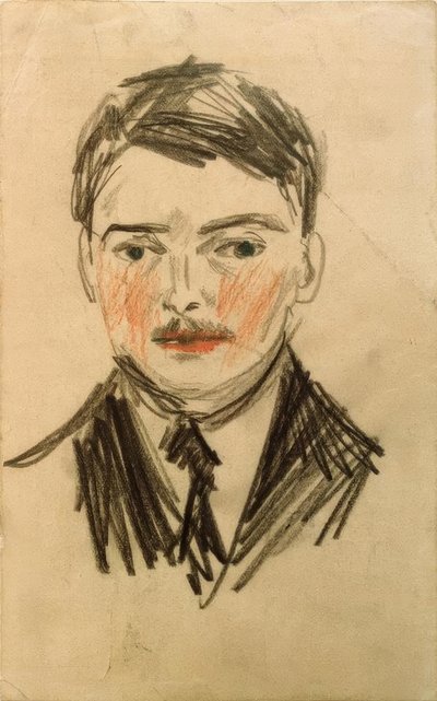 Autorretrato de August Macke