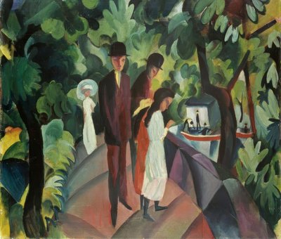 Paseo por el puente de August Macke