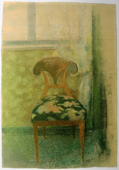 Silla junto a la ventana de August Macke