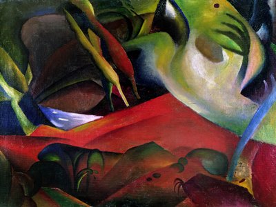 La tormenta, 1911 de August Macke