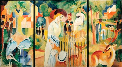 El gran jardín zoológico de August Macke