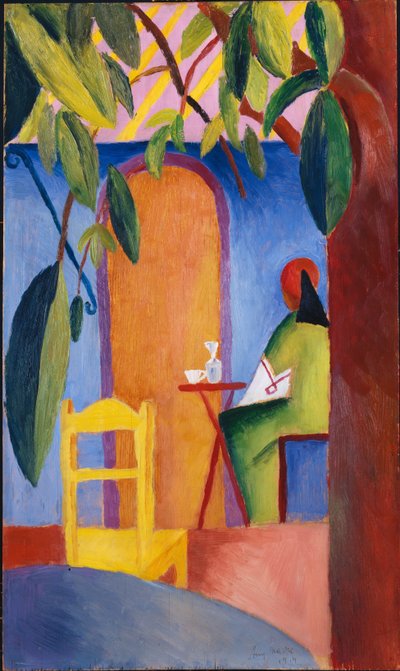 Café turco de August Macke
