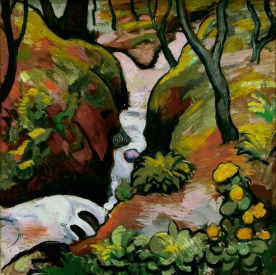Arroyo del bosque de August Macke