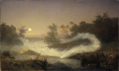 Elfos danzantes, 1866 de August Malmström